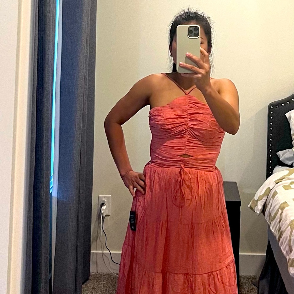 Sexy back maxi dress